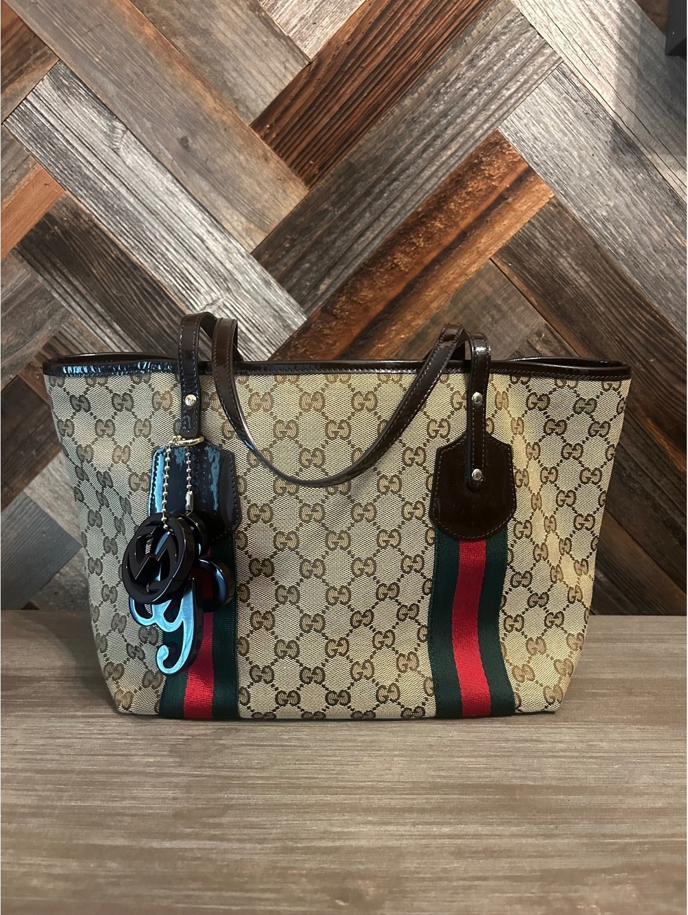 Gucci GG Canvas Jolie Tote Bag